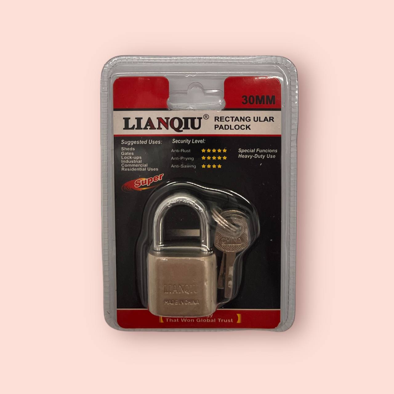 Padlock 30mm Short